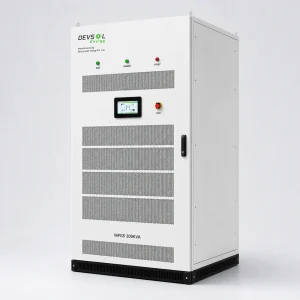 DEV-SOL MPGS 300kVA industrial on-grid and off-grid energy storage inverter manufactured by Nexus Solar Energy Pvt. Ltd.